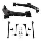 8pcs Front Lower Control Arms Tie Rods for Ford Focus (2006–2011)