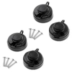 Set of 4 Kayak Boat Fishing Rod Holder Mount Base with 8 Screws