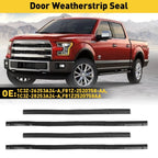 Set of 2 Rear Door Lower Weatherstrip Seals for Ford Super Duty (1999–2016)