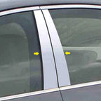 Luxury FX Chrome Pillar Post Trim 4pc for BMW 5 Series (2004–2010)