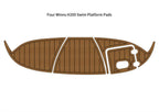 EVA Foam Faux Teak Deck Pad for Four Winns H200