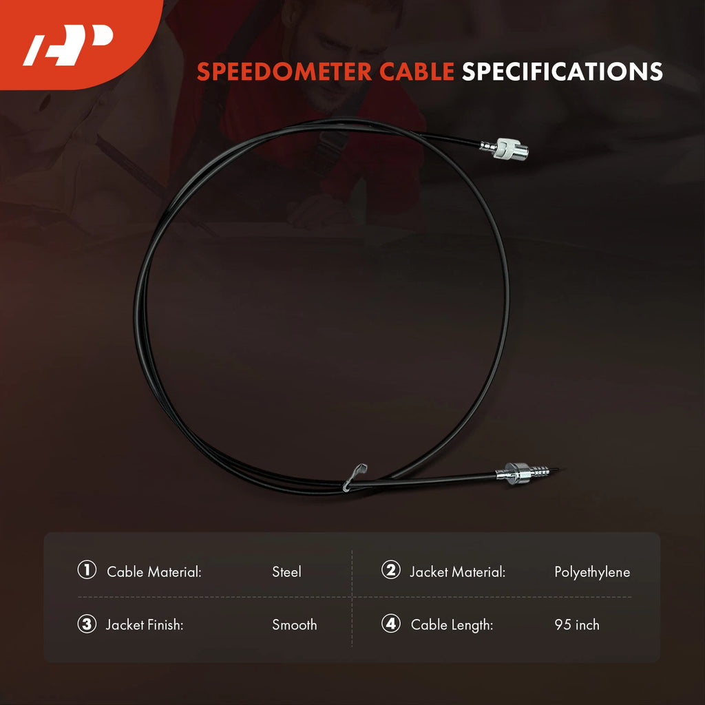 95 Inch Speedometer Cable for Ford F-100 F-150 F-250 F-350 Bronco II (1980–1996)