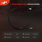 95 Inch Speedometer Cable for Ford F-100 F-150 F-250 F-350 Bronco II (1980–1996)