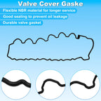 Valve Cover Gasket for Mercedes-Benz S-Class (2005–2013) Black Silicone