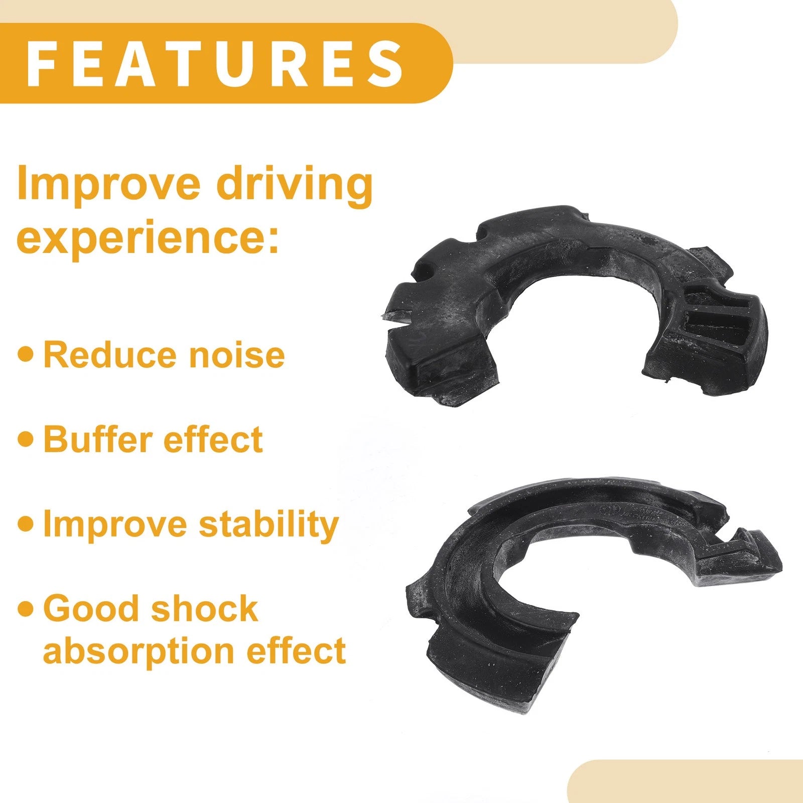 Front Lower Coil Spring Insulators No. 39008492 for Chevrolet Cruze (2016–2019)