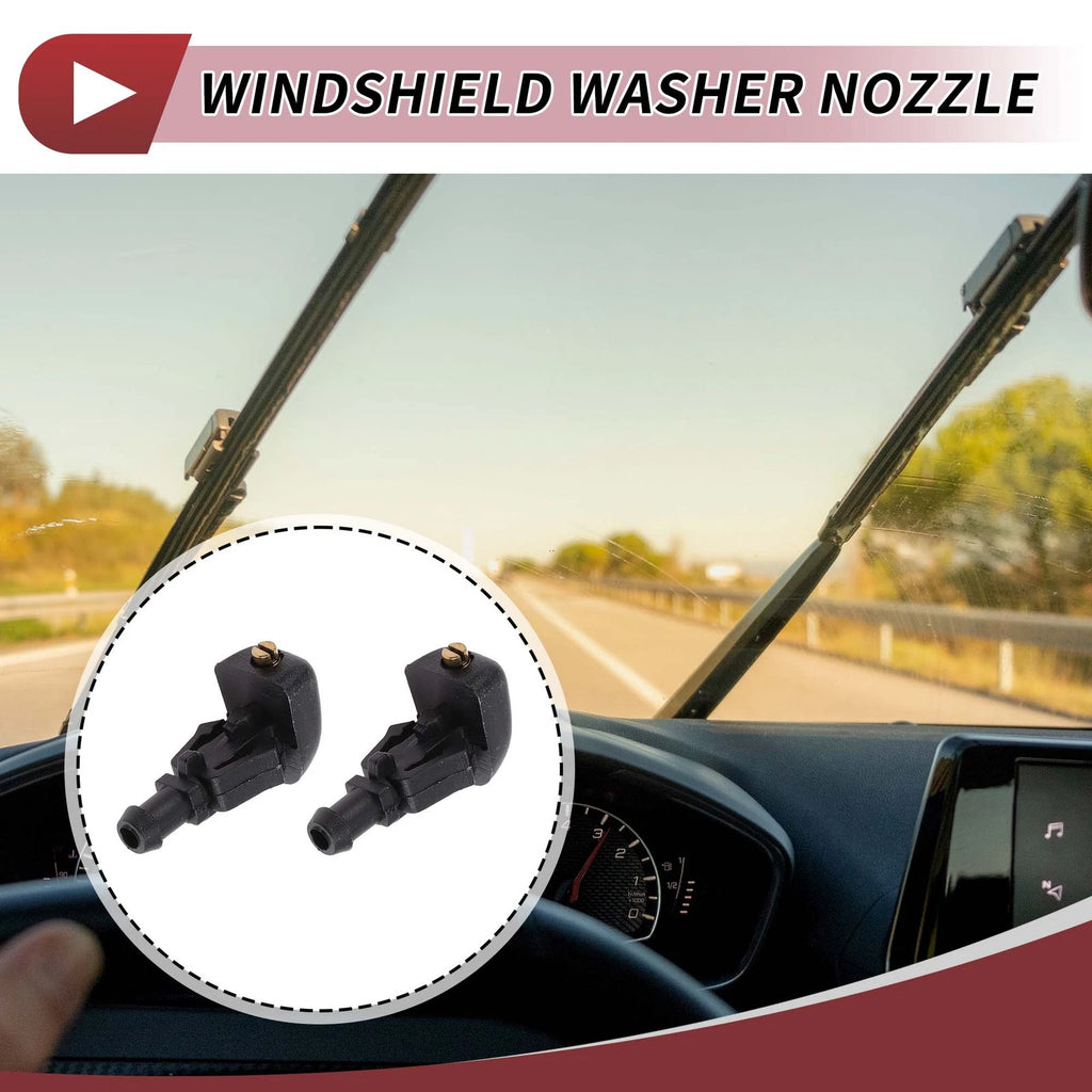 Set of 2 Front Windshield Washer Nozzles for Buick LaCrosse (2010–2016) No.25865573