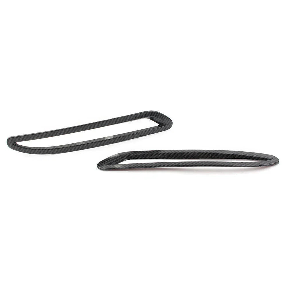 Rear Fog Light Cover Trims Carbon Look for Mercedes-Benz A-Class A220 (19-20)