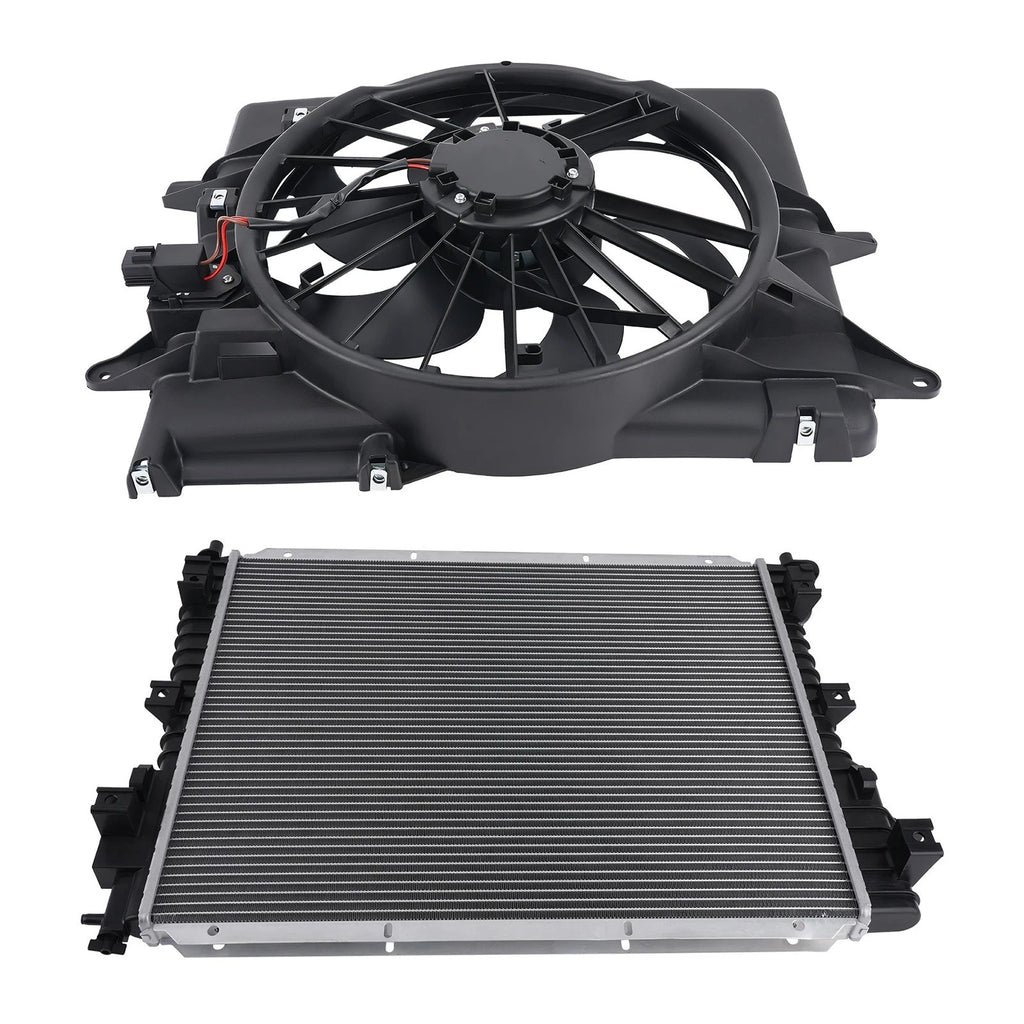 Radiator and Cooling Fan Assembly for Ford Mustang (2005–2014) 6R3Z8C607AA