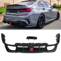 CMS Gloss Black Rear Diffuser with LED Light for BMW 3 Series G20 (2019–2022)