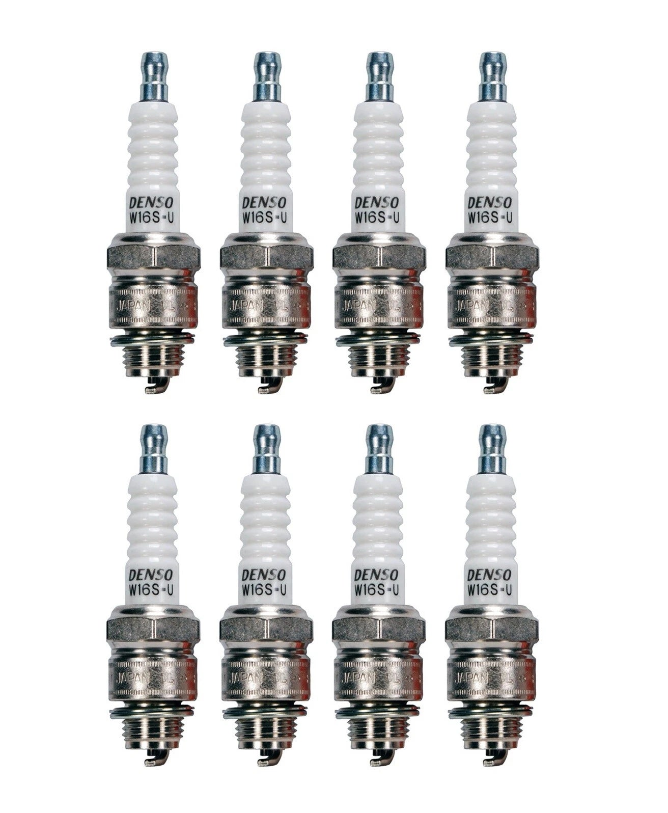 Set of 8 U-Groove Spark Plugs Gap 0.027 for Chevy GMC V8