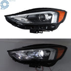 LED Headlights Assembly for Ford Edge (2019–2023) Black RH+LH