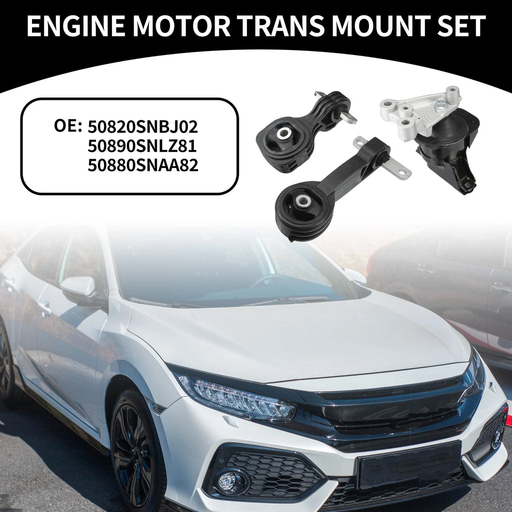 Engine Motor Mount for Honda Civic 1.8L (2006–2010) Set of 1