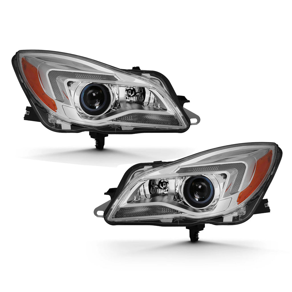 HID/Xenon Projector Headlight Set for Buick Regal (2014–2017) Left+Right Pair