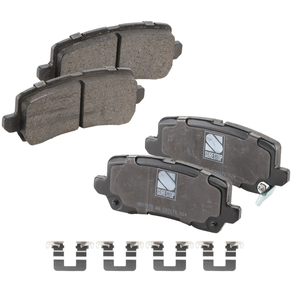 Brake Pad Set for Acura RLX (2014–2018) Rear FWD