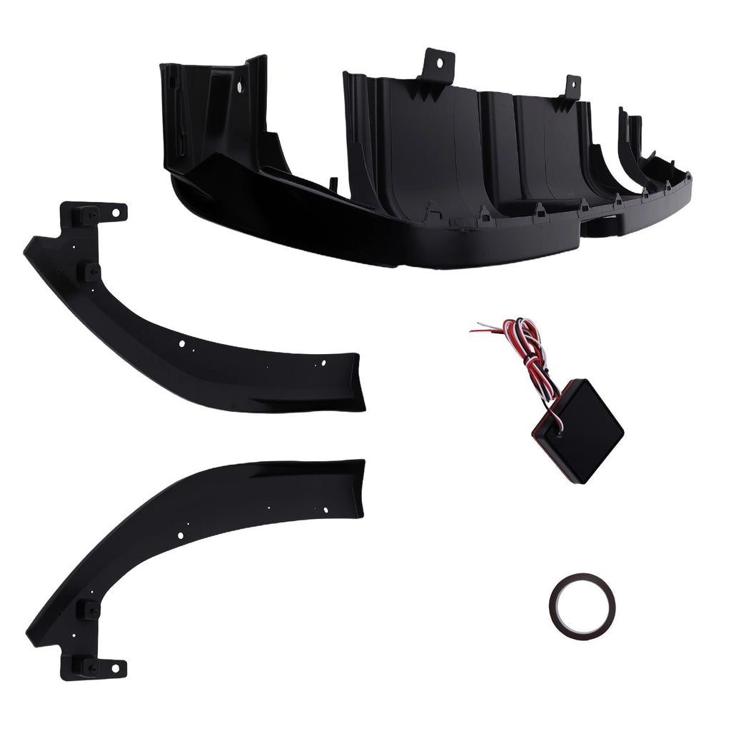 Bumper Diffuser Kit for Honda Civic Sedan (2016–2021) Gloss Black PP