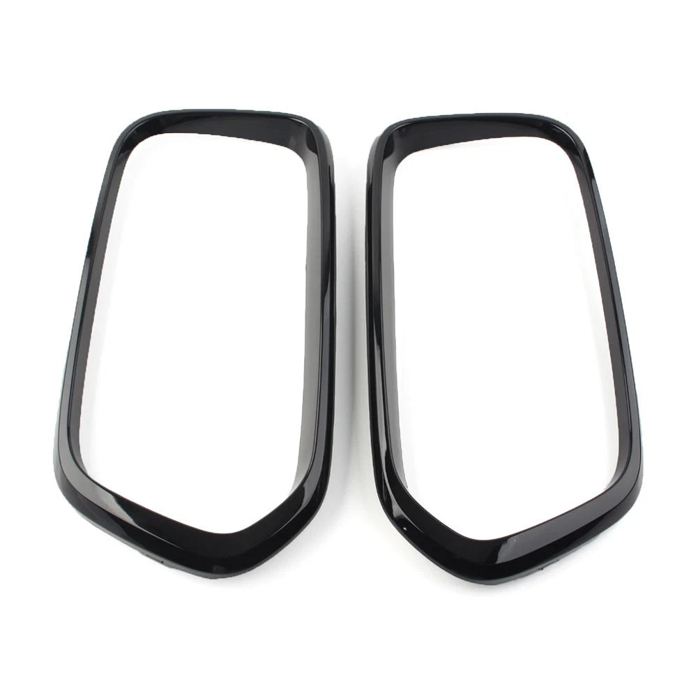 Front Bumper Grille Frame Cover Trim for BMW X2 F39 (2018–2021) Gloss Black Pair