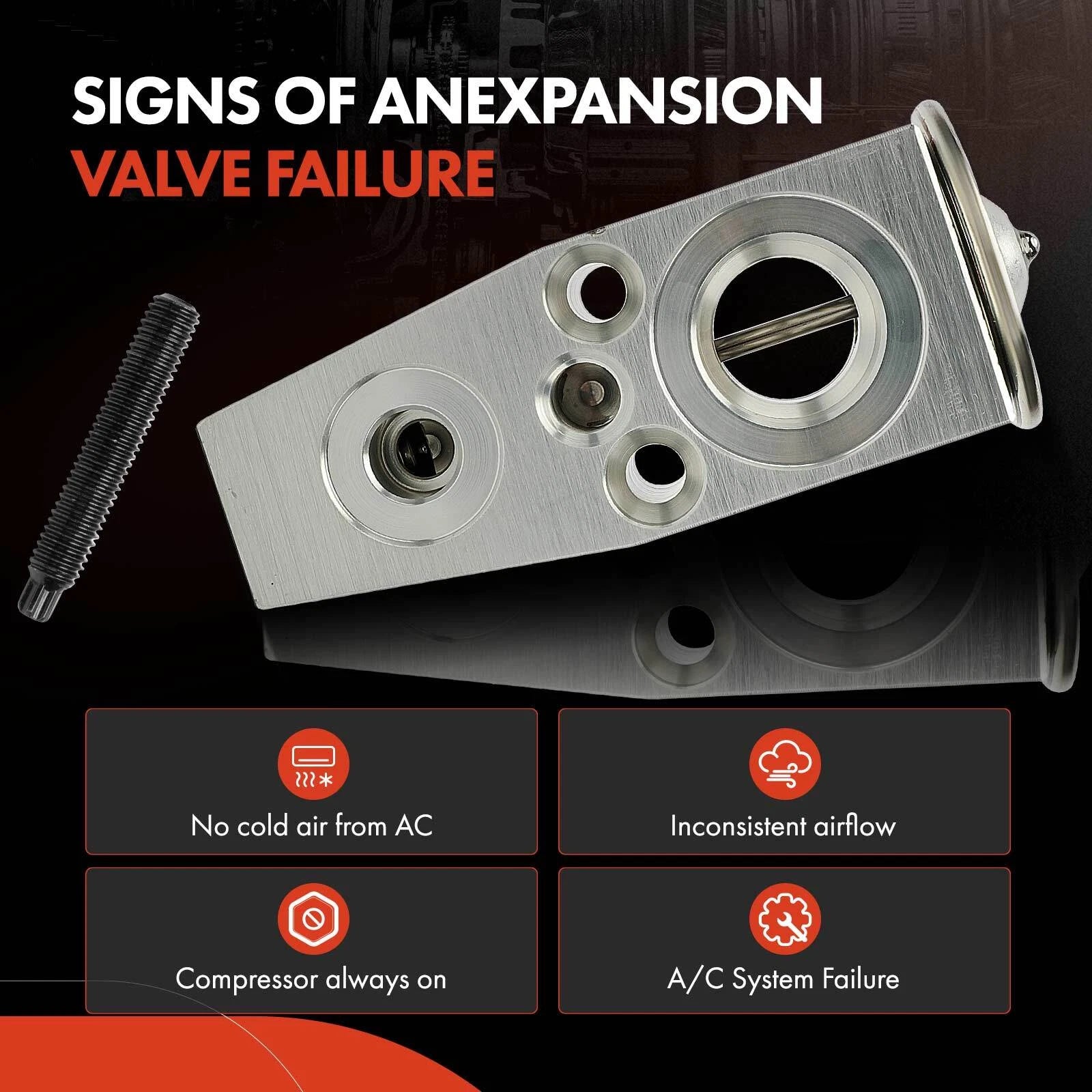 A/C Expansion Valve for Chevrolet Silverado 1500 GMC Yukon (2007–2013)