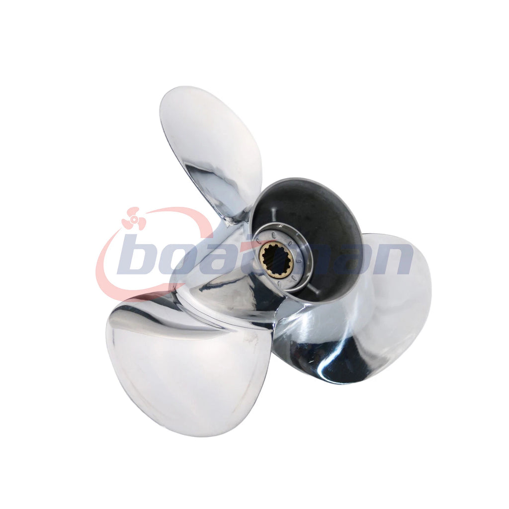 Stainless Steel Propeller 10 3/8x14 for Yamaha Outboard 25-60HP (13 Spline)