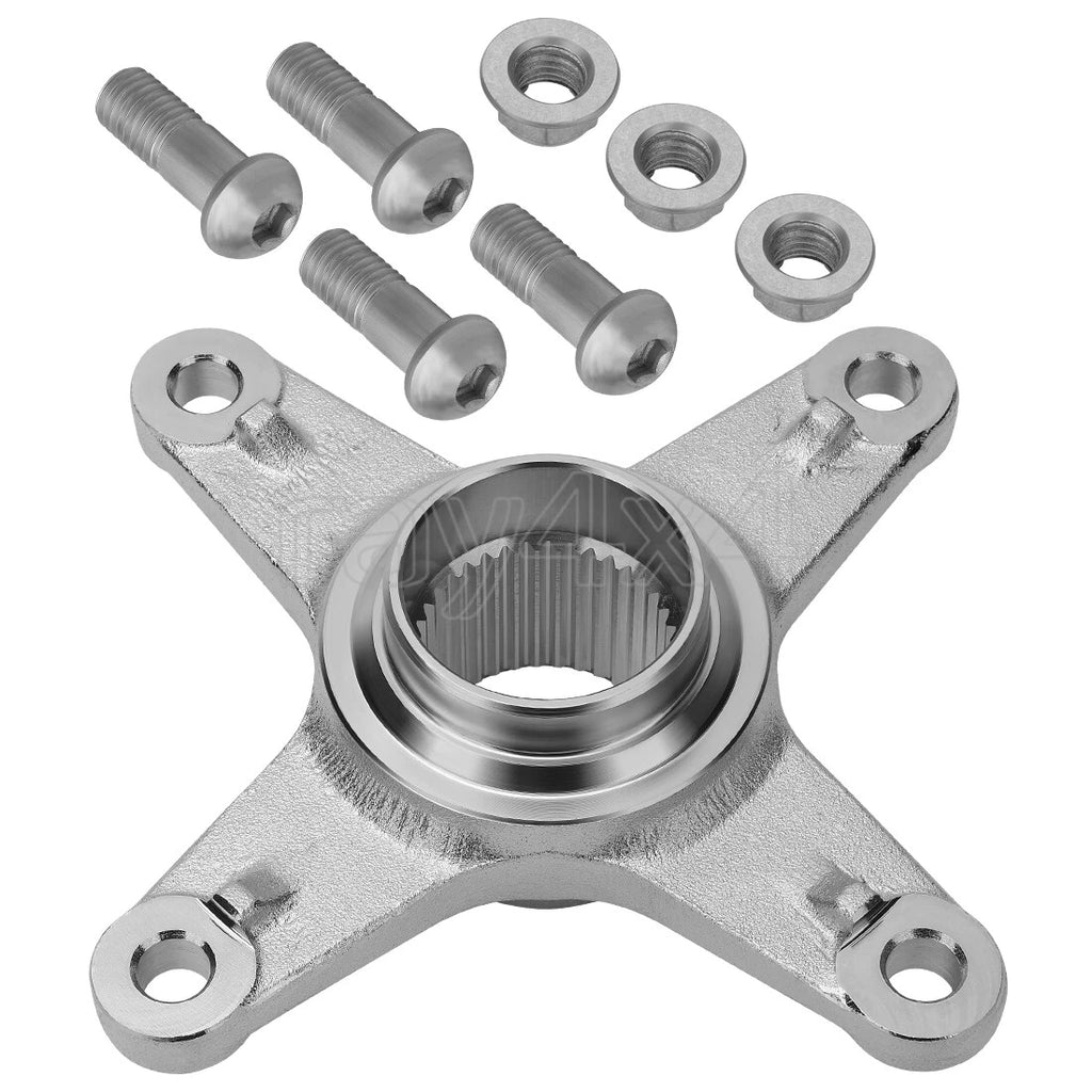 Rear Wheel Axle Collar Sprocket Hub for Yamaha YFZ450 (2004–2013), Raptor 700 (2006–2024)