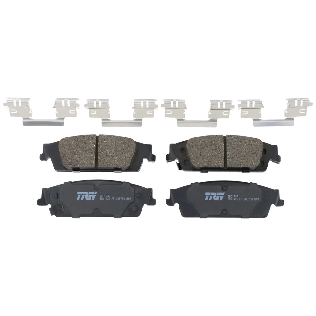 Rear Brake Kit 345mm Rotors & TRW Pro Ceramic Pads for Cadillac Chevrolet GMC