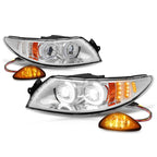 Full LED Dual C-Shape DRL Projector Headlights for International 4300 4400 (2002–2016)