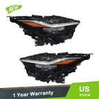 Pair Headlight Assemblies for Toyota bZ4X (2023–2025) Clear LED