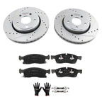 Front Brake Rotors and Pads for Dodge Durango (2011–2020) Jeep Grand Cherokee (2011–2018)
