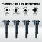 4X Ignition Coil 27300-2E000 for Hyundai Elantra Kia Soul (2001–2017)
