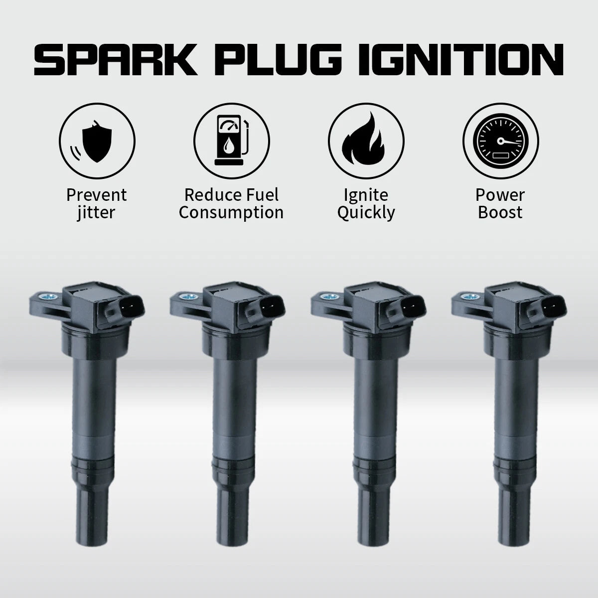 4X Ignition Coil 27300-2E000 for Hyundai Elantra Kia Soul (2001–2017)