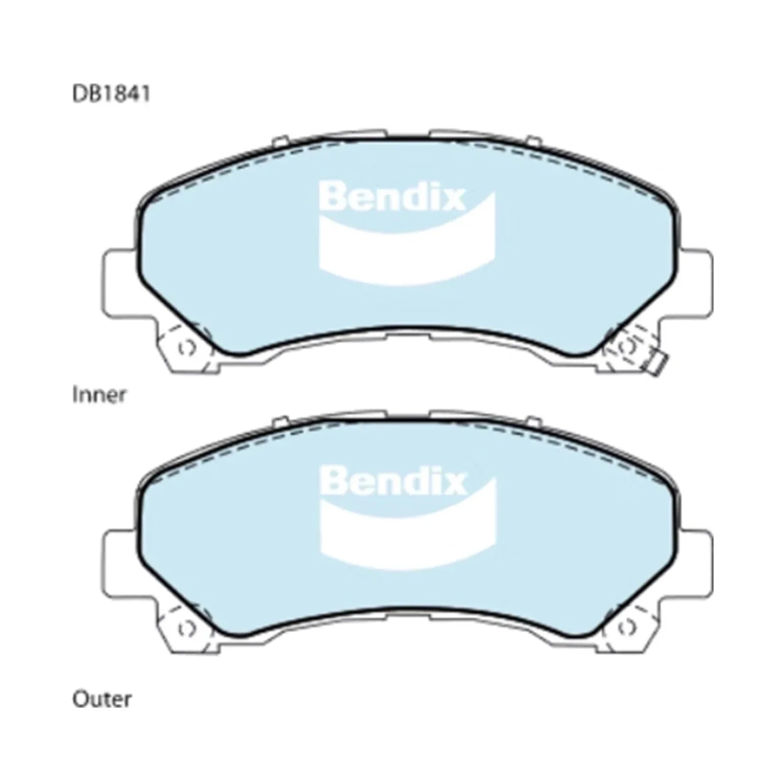 4WD Front Disc Brake Pad Set for Isuzu MU-X UC (2013-2020)