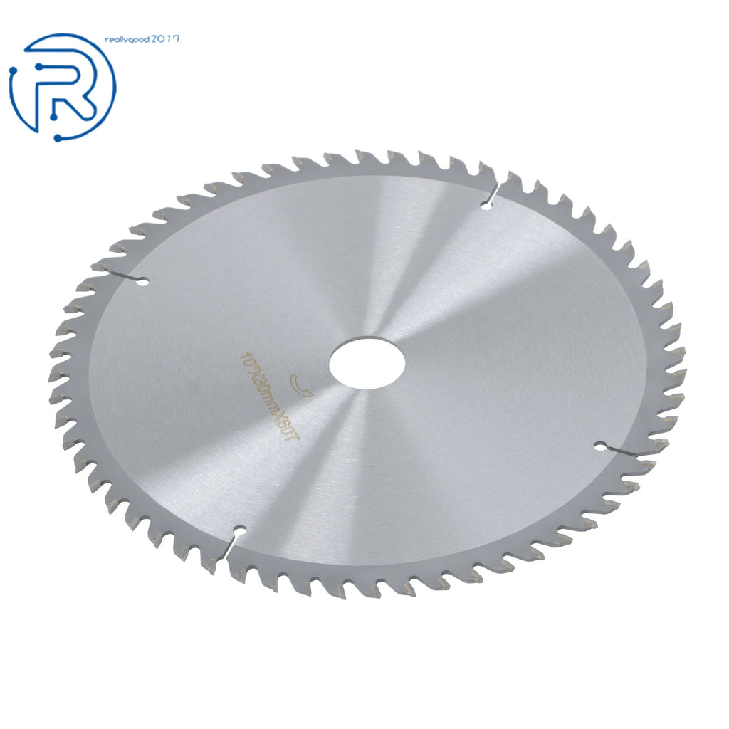 60 Tooth Carbide Saw Blade for Wood with Nails (10 Inch, 30mm Arbor)