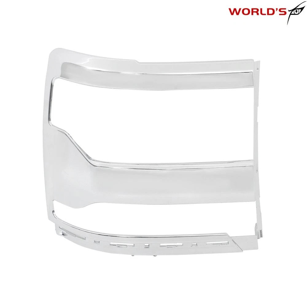 Chrome Trim Headlight Bezel Cover for Chevy Silverado 1500 (2016–2018)