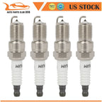 Set of 4 Iridium Spark Plugs for Chevy Malibu, Ford Transit Connect, Pontiac Sunfire