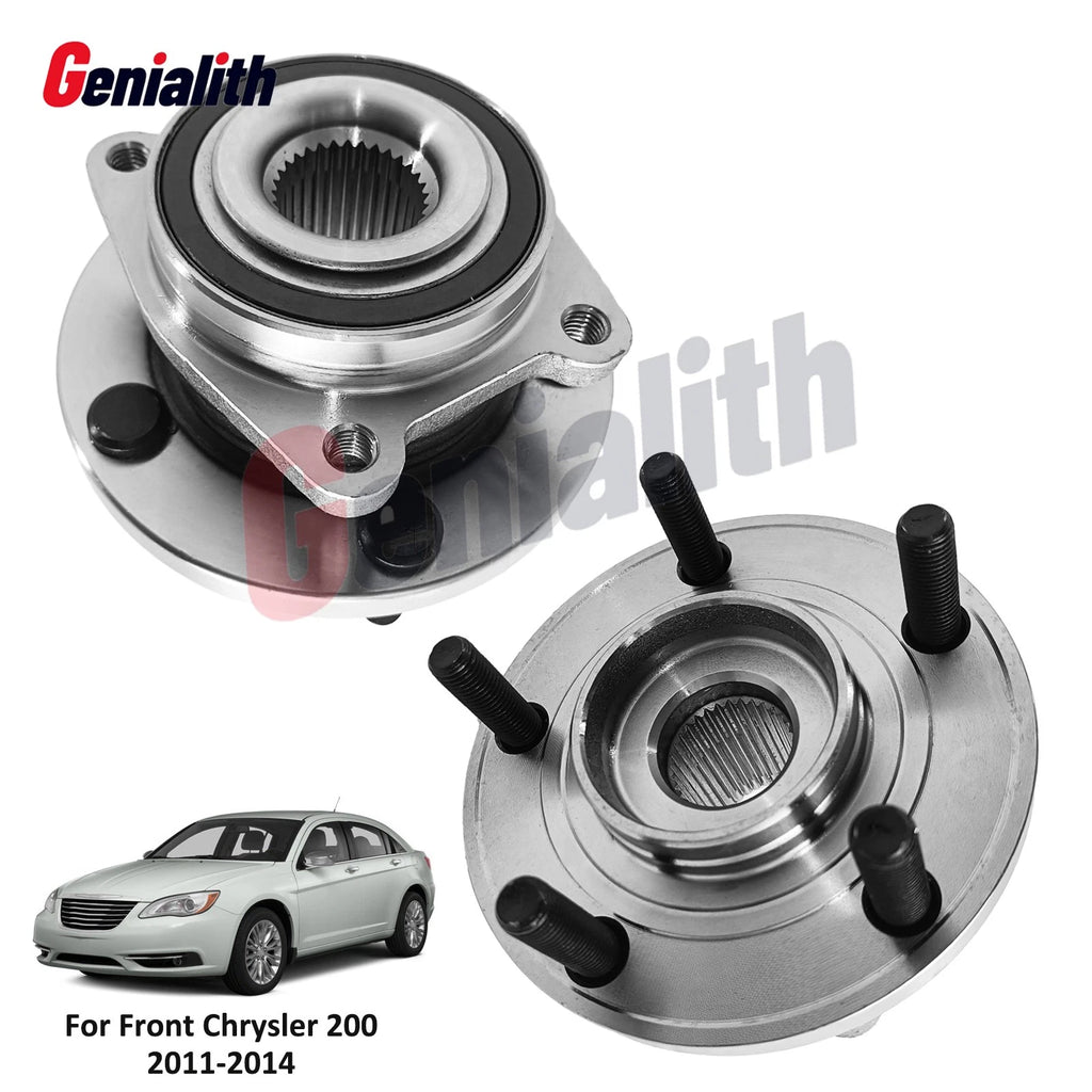 2 Front Wheel Bearings and Hubs Assembly 513263 for Chrysler 200 (2011–2014)