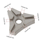 Spoke Wrench for Bicycle (#52 Carbon Steel, 3.2/3.3/3.5mm)