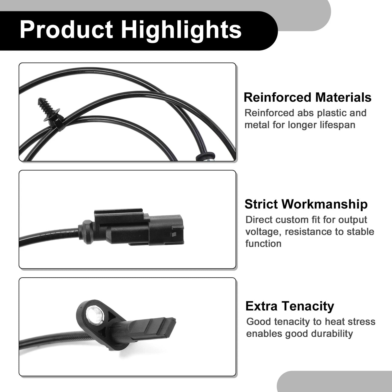 ABS Wheel Speed Sensor for Ford Edge (2011–2012) No.BT4Z2C190B