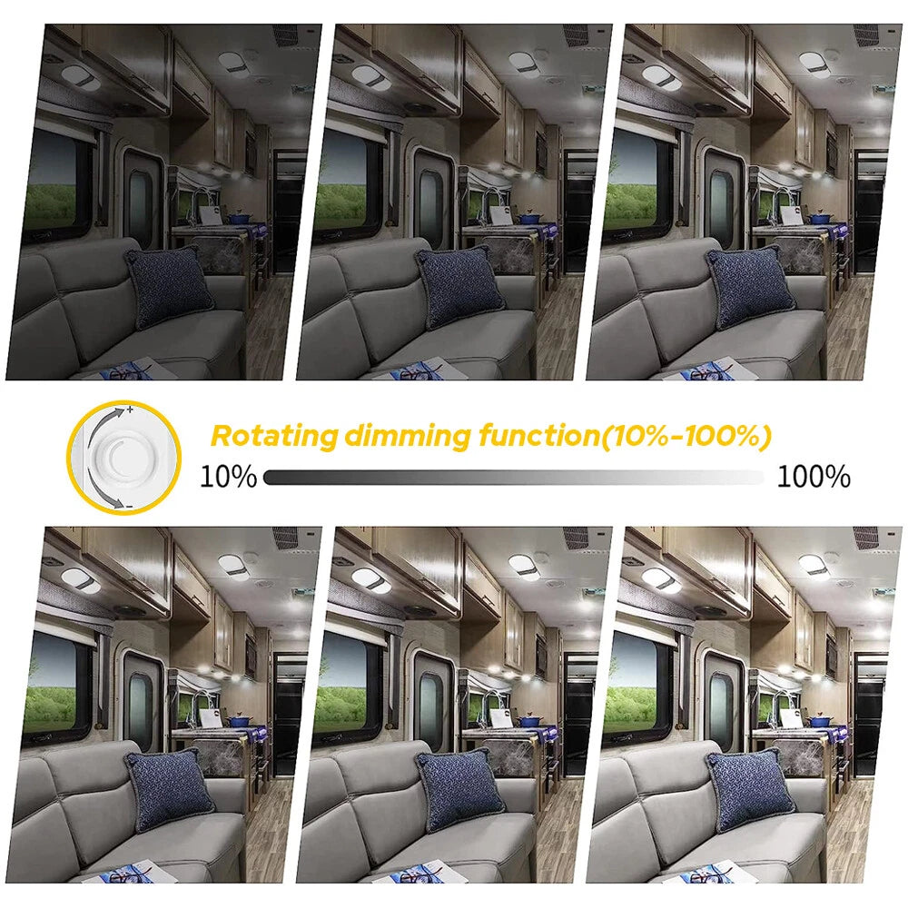 LED Ceiling Light Fixture for RV Interior (Camper Trailer)