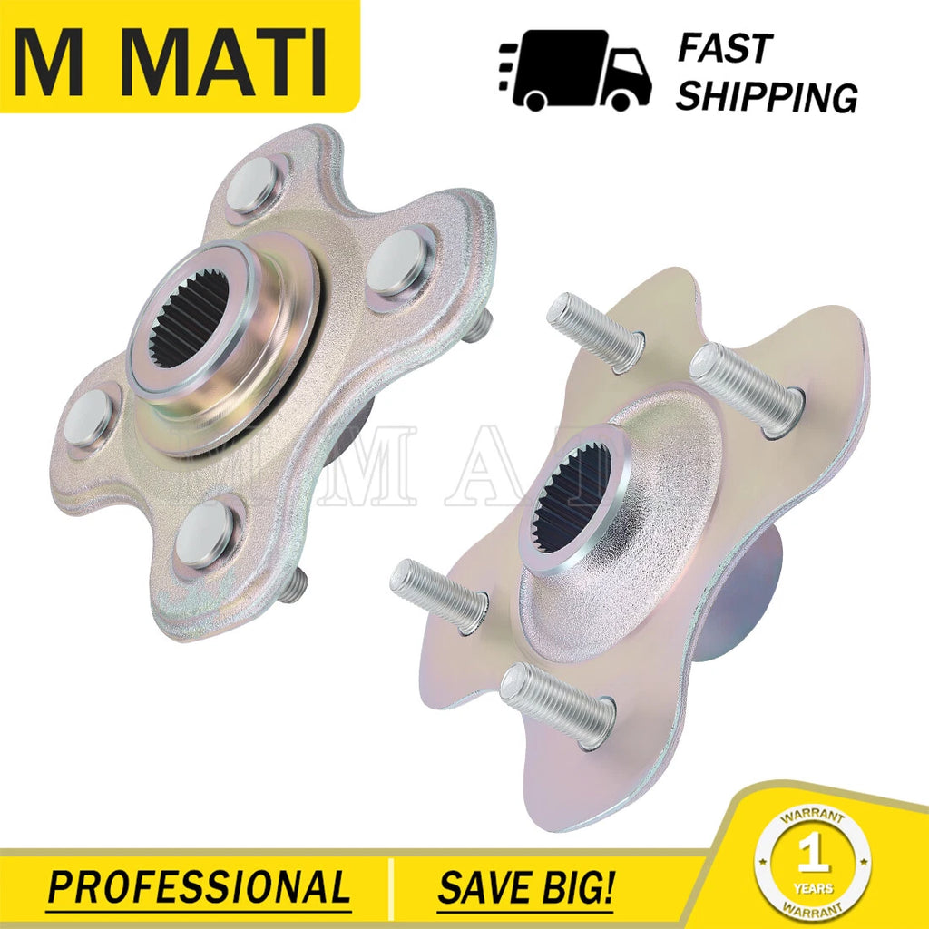 Set of 2 Rear Wheel Hubs for Yamaha YFM400A YFM400F Kodiak 400 (2003–2004)