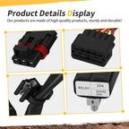 Pulse Light Bar Harness w/ Relay 2883949 for Polaris RZR PRO XP XP4 (2020–2023)