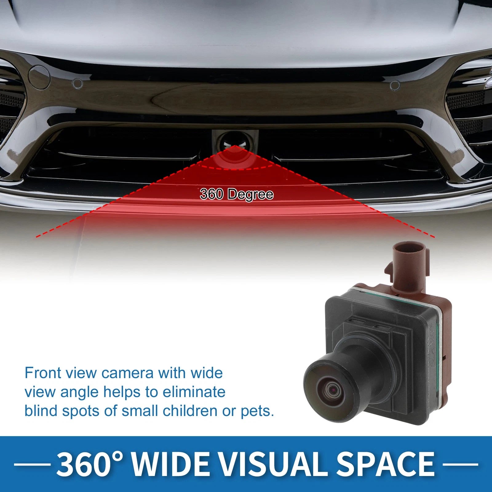 Front View Park Assist Camera ML3T-19G490-BC for Ford F150 (2021–2023)