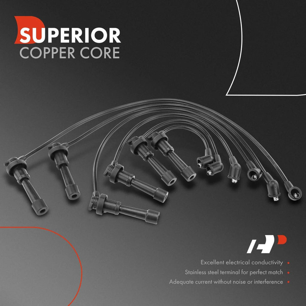 6x Spark Plug Wire Set for Ford Taurus Mercury Sable (2001-2003)
