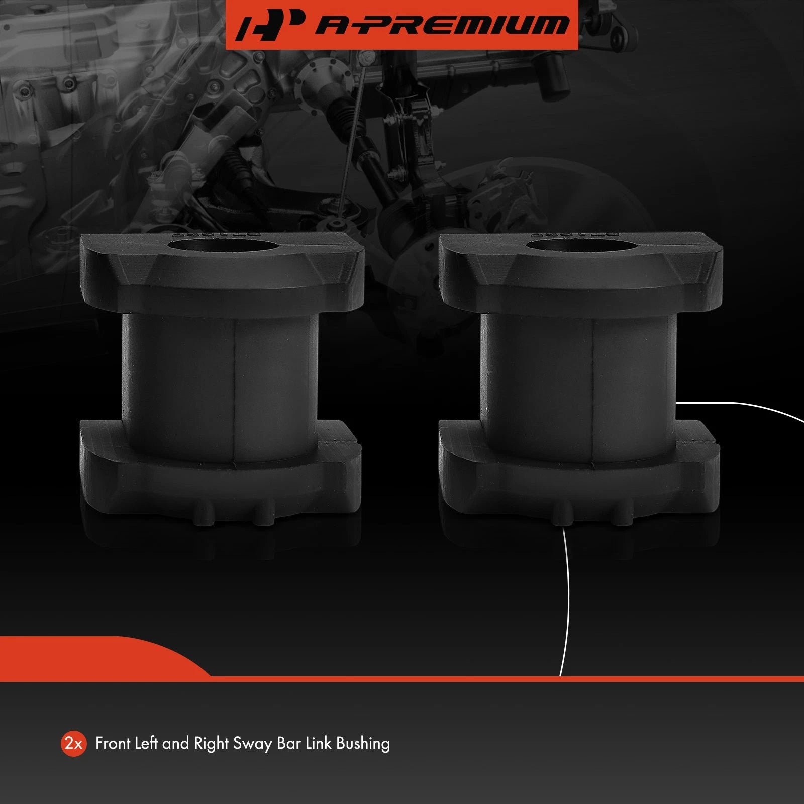 2X Front Sway Bar Bushing for Mitsubishi Lancer (2008-2014)