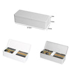 Battery Organizer for AA AAA with Protective Padding and Handle