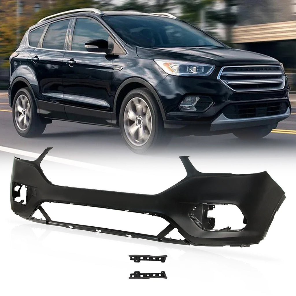 Front Bumper Cover for Ford Escape (2017–2019) Primed with Bracket