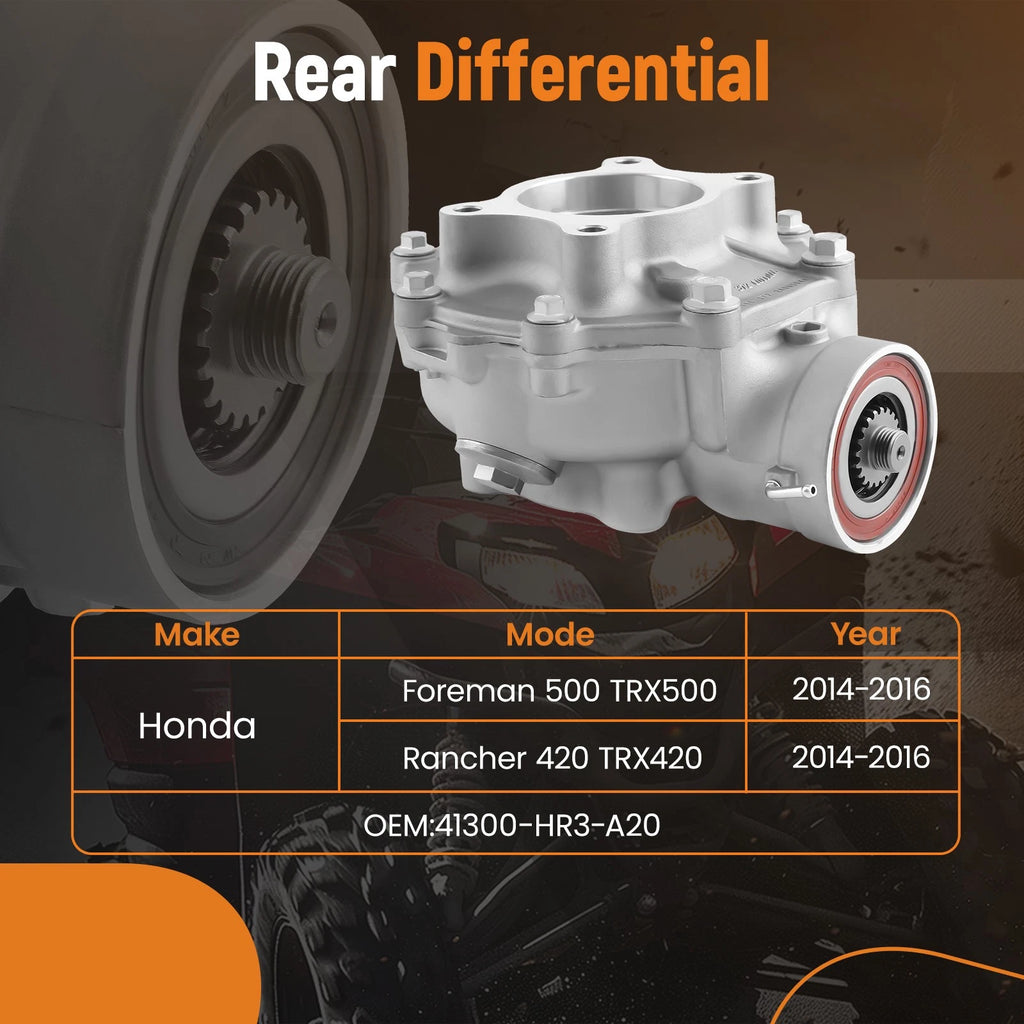Rear Differential for Honda TRX420 Rancher TRX500 (2014-2016)