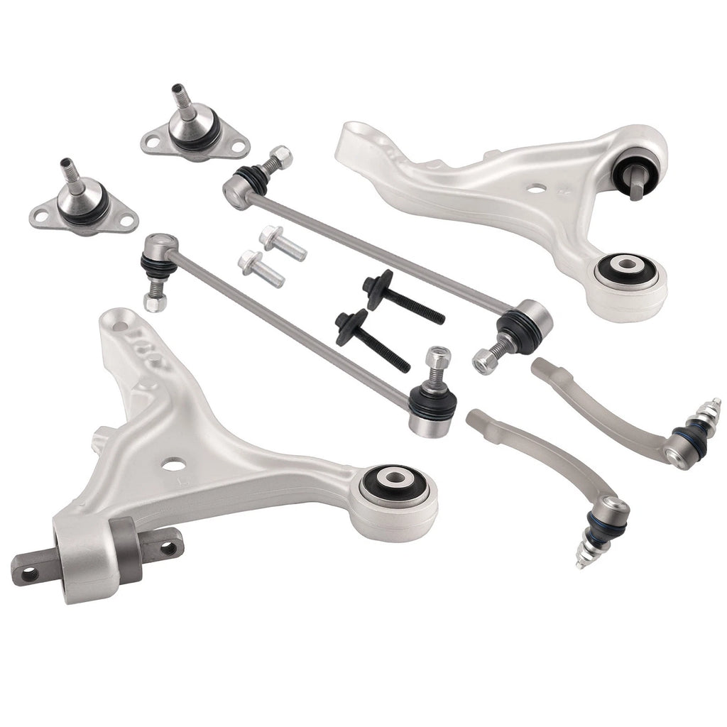 8x Front Lower Control Arms Sway Bar Link for Volvo S80 (2000–2006)