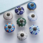 Drawer Ceramic Knob Pull Handle for Kitchen Cupboard Dresser (2 Pcs)