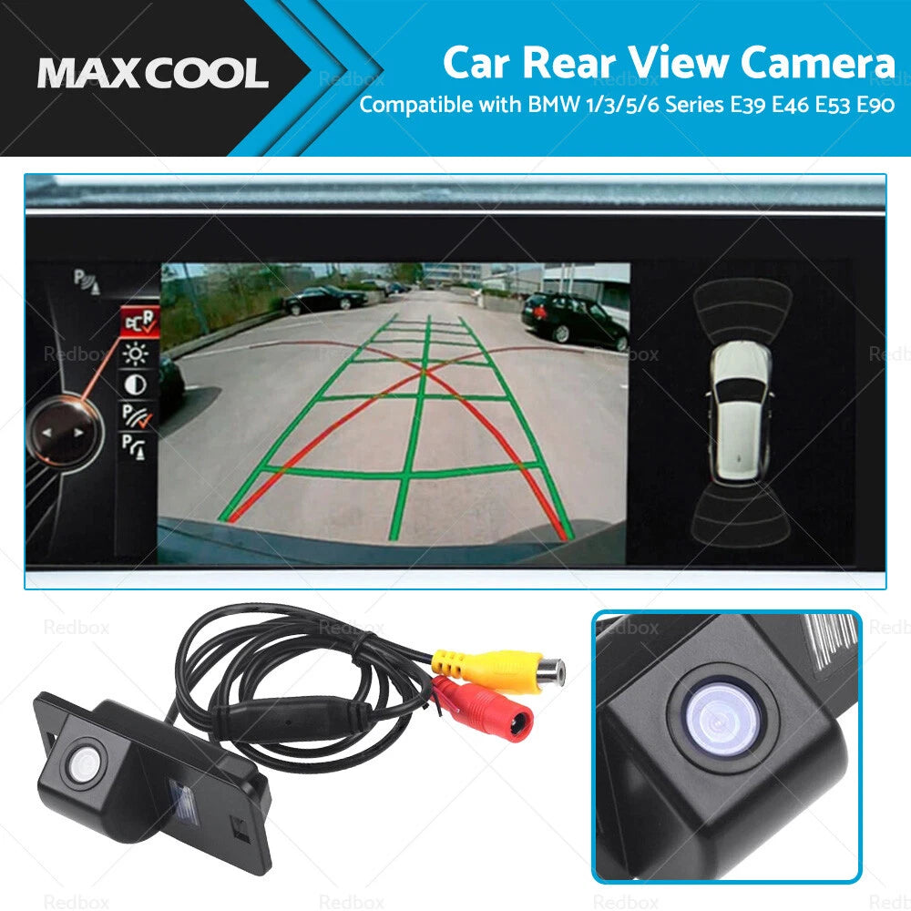 Rear View Parking Reverse Camera for BMW 1/3/5 E39 E46 E53 E90 (2000–2013)