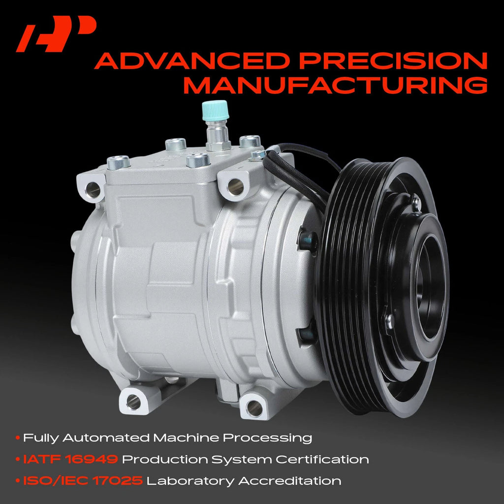 A/C Compressor with Clutch for Toyota Corolla (1998–2002) 1.8L L4 Sedan