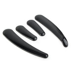 4 Pcs Curved Swingarm Frame Inserts for Harley Softail 2008-2023 Black